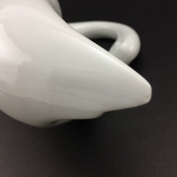 Vintage Naaman Porcelain Swan Figurine Made in Israel White Israeli - Picture 11 of 16